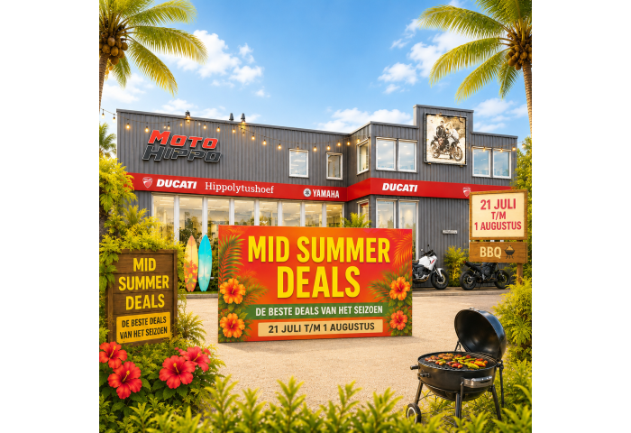 Mid-Summer Deals bij Moto Hippo!