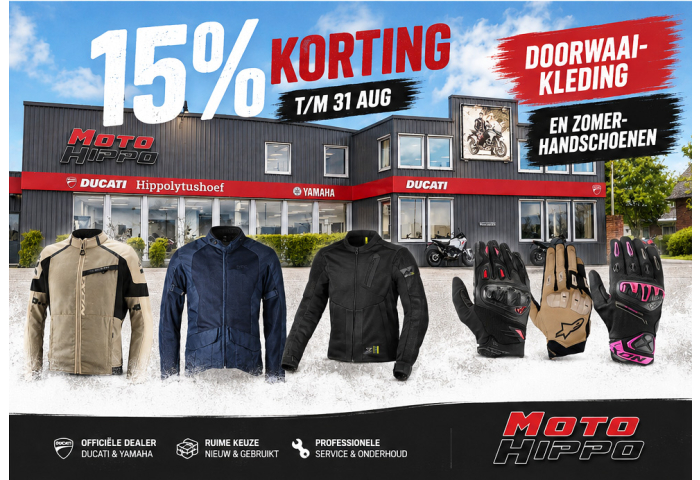 Korting op doorwaaikleding en zomerhandschoenen