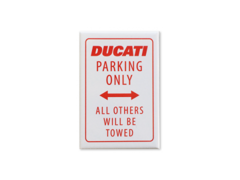 DUCATI PARKING ONLY MAGNET