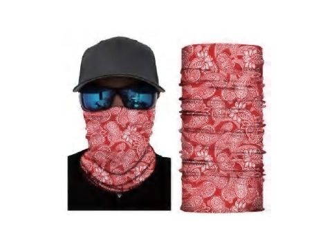 CLAW TUBE RED PAISLEY