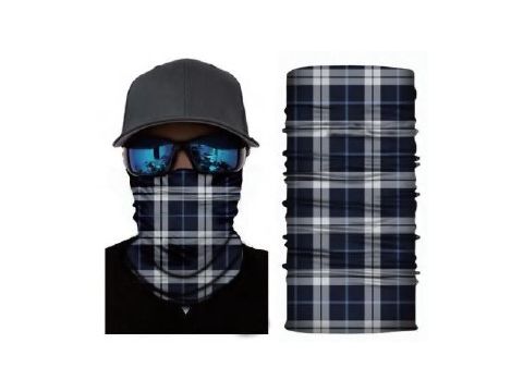 CLAW TUBE BLUE PLAID