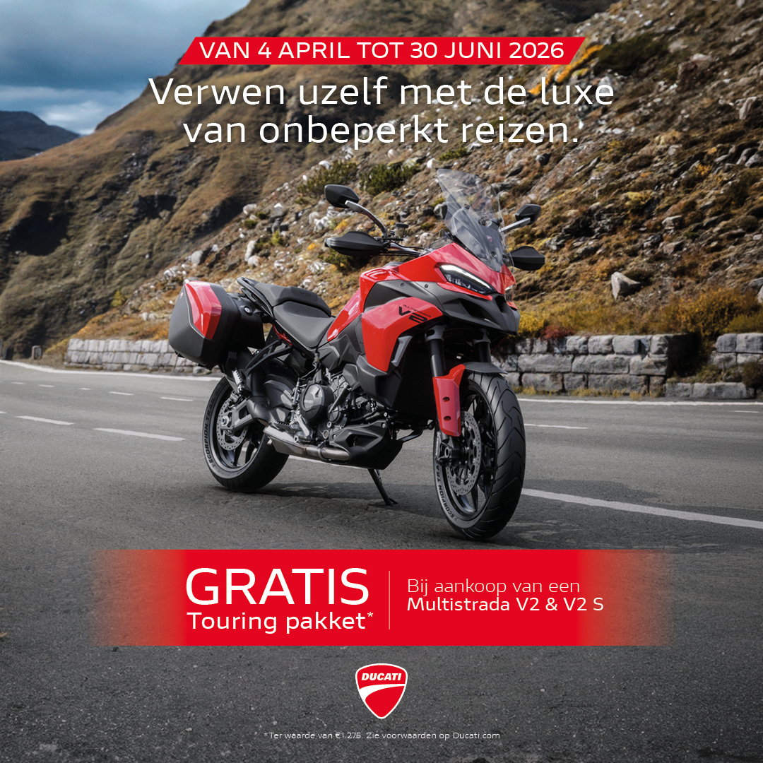Multistrada V2 Aanbieding verlengd tot 30 juni 2026!!