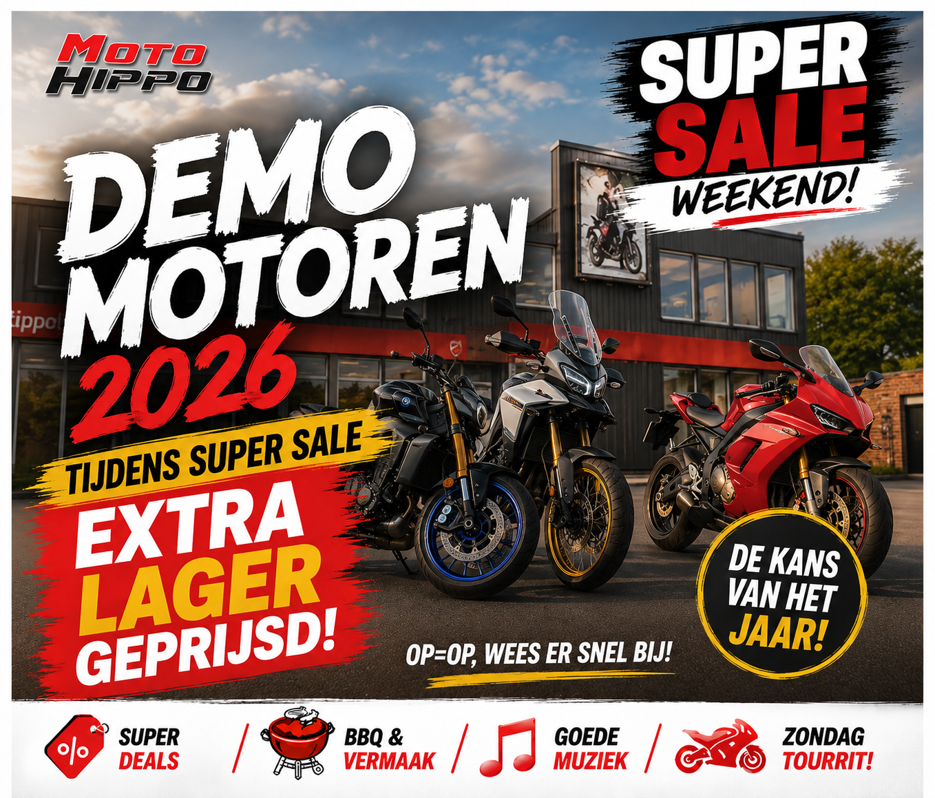 Demo motoren actieprijzen