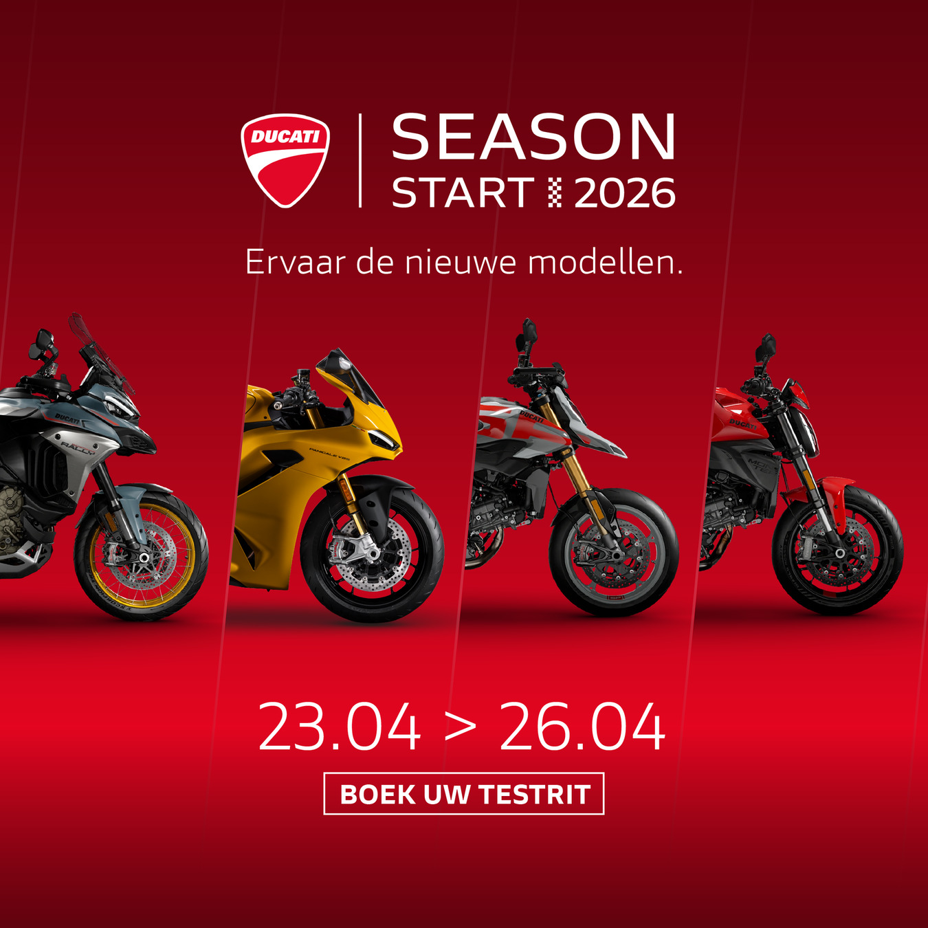 Ducati Season Start 24 en 25 april