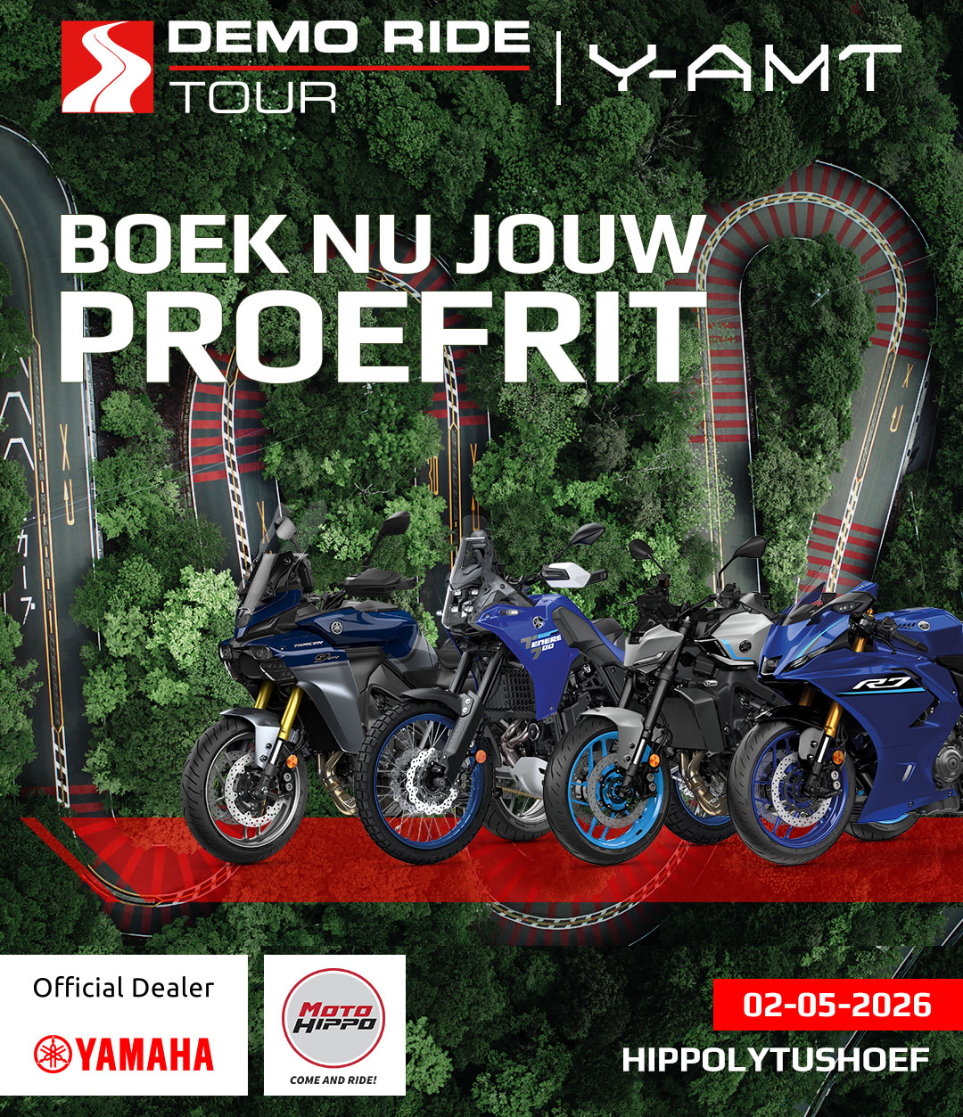 2 Mei: Yamaha Demo Ride Tour Y-AMT