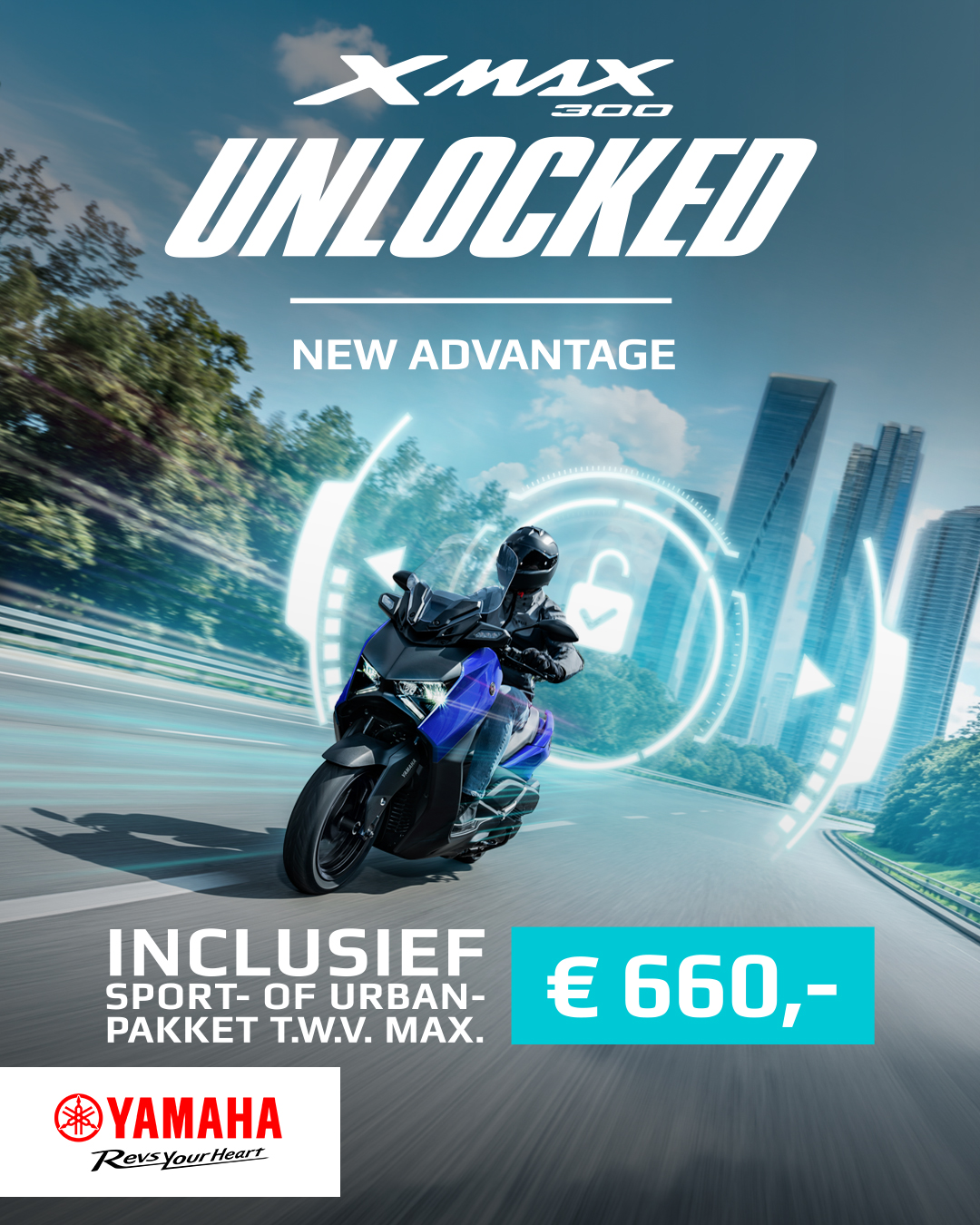 The City Unlocked: New advantage XMAX 300