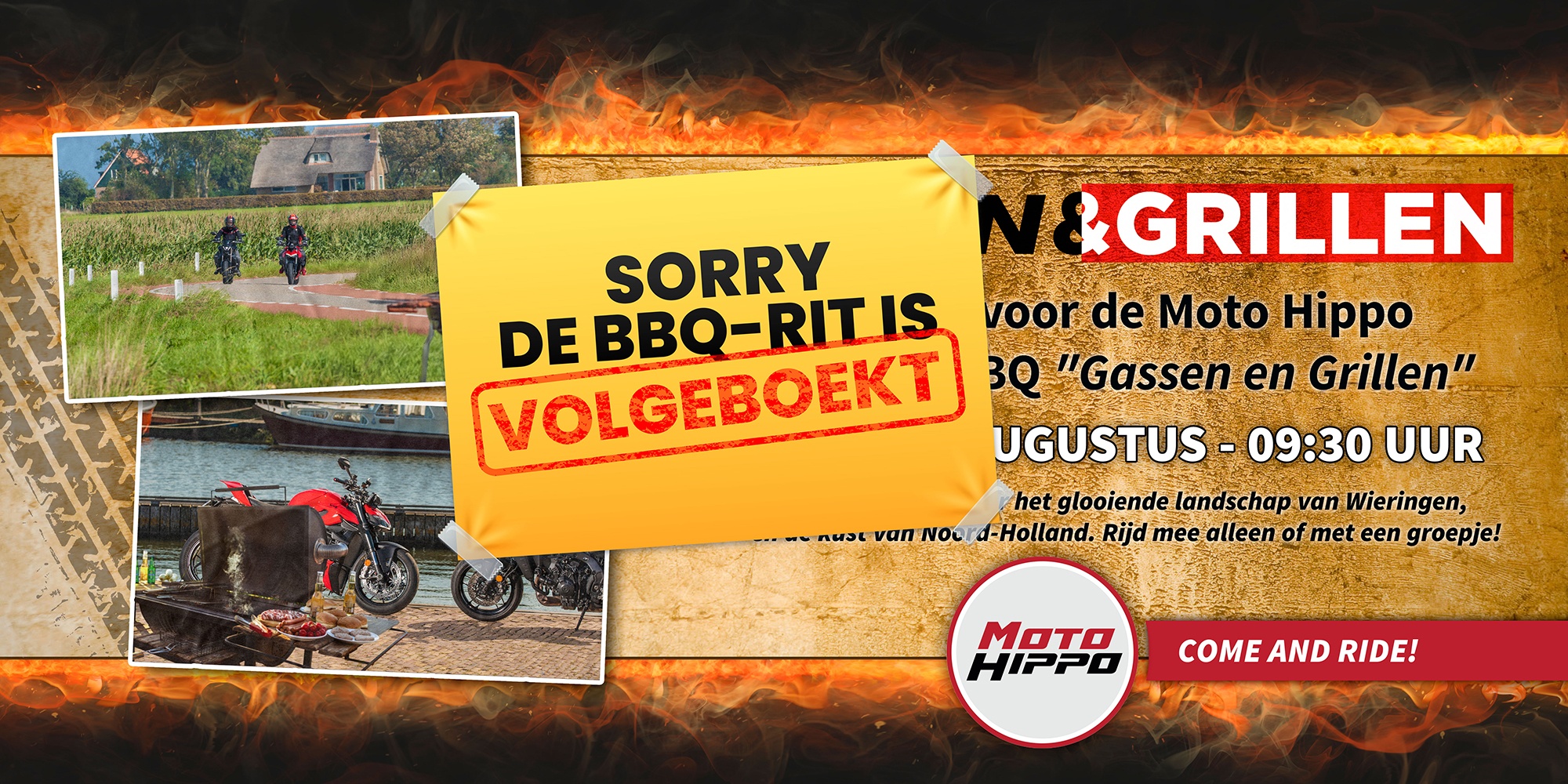 Moto Hippo Tourtocht 2024 ''Gassen en Grillen''